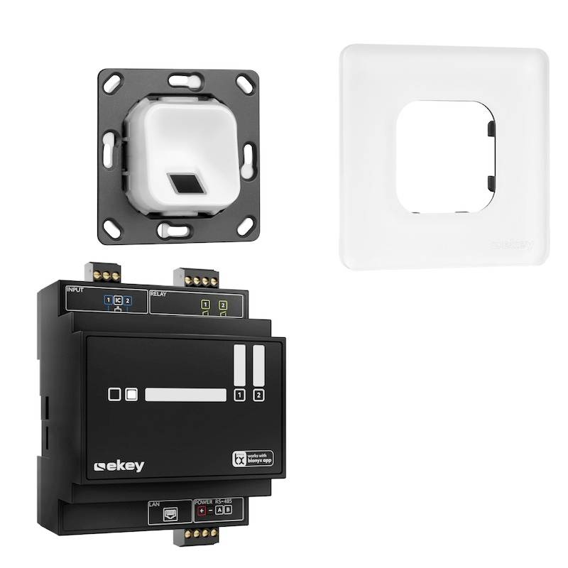 EKEY 203703 Fingerprint Zugangssystem Unterputz, Hutschiene IP54