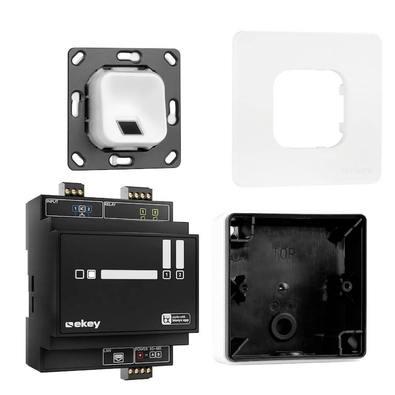 EKEY 203705 Fingerprint Zugangssystem Aufputz, Wand, Hutschiene IP54