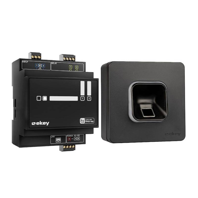 EKEY 203706 Fingerprint Zugangssystem Aufputz, Wand, Hutschiene IP54