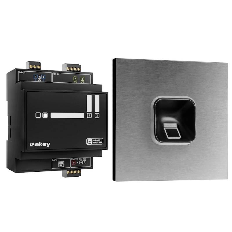 EKEY 204702 Fingerprint Zugangssystem Hutschiene IP54