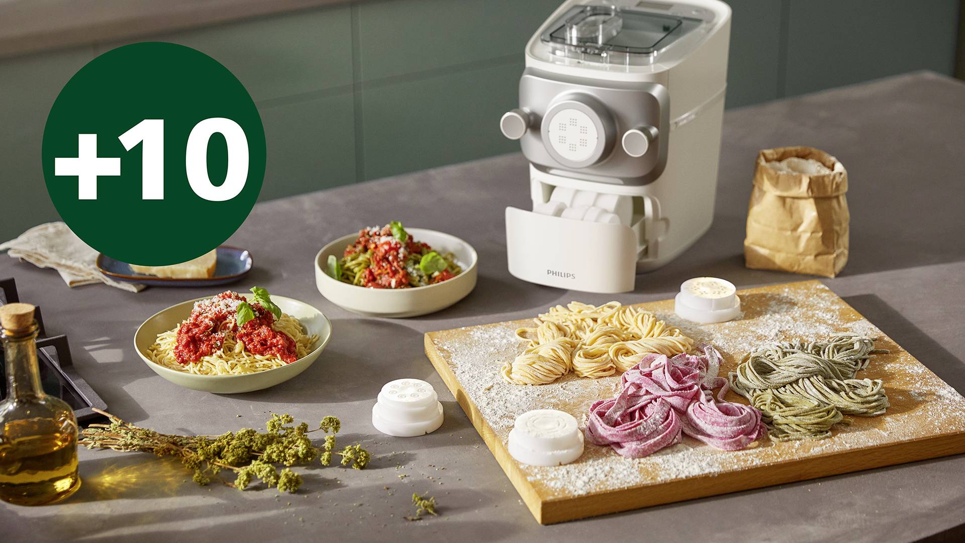 Philips Home HR2660/00 Nudelautomat Weiß