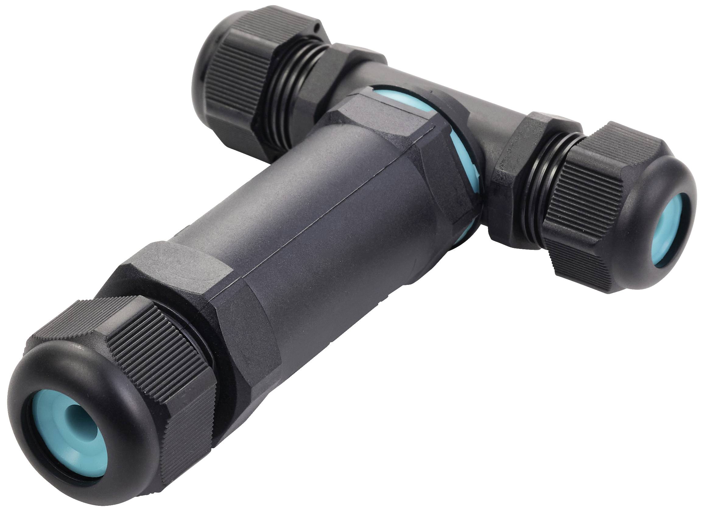 Sygonix SY-5516050 Kabelverbinder witterungsbeständig, mit Schraubklemmen (L x B x H) 118 x 90 x 33mm 1St.