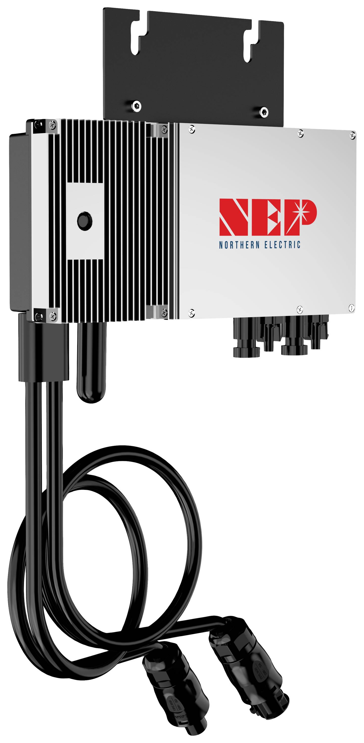 Ulica solar Ulica Full Black + NEP Micro 600 BKW600NU Solar-Set 405 Wp inkl. Anschlusskabel, inkl. Wechselrichter