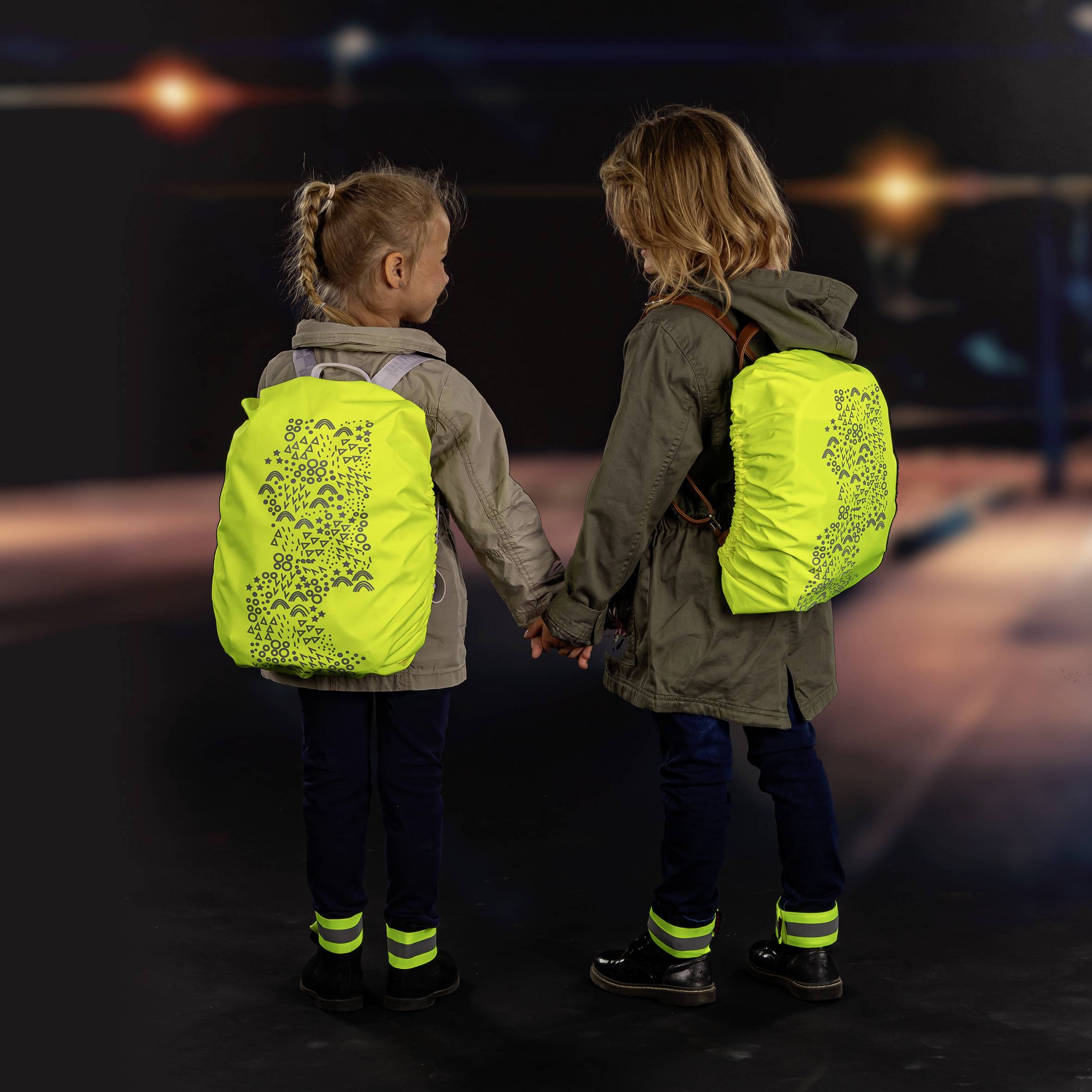 REER MyBuddyGuard 53225 Rucksack-Cover Fluoreszierendes Gelb/Grün