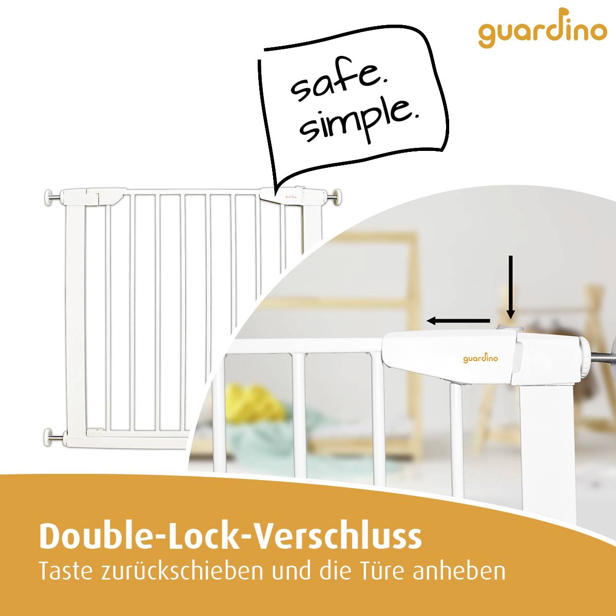 REER Guardino 700010 Klemmgitter Weiß