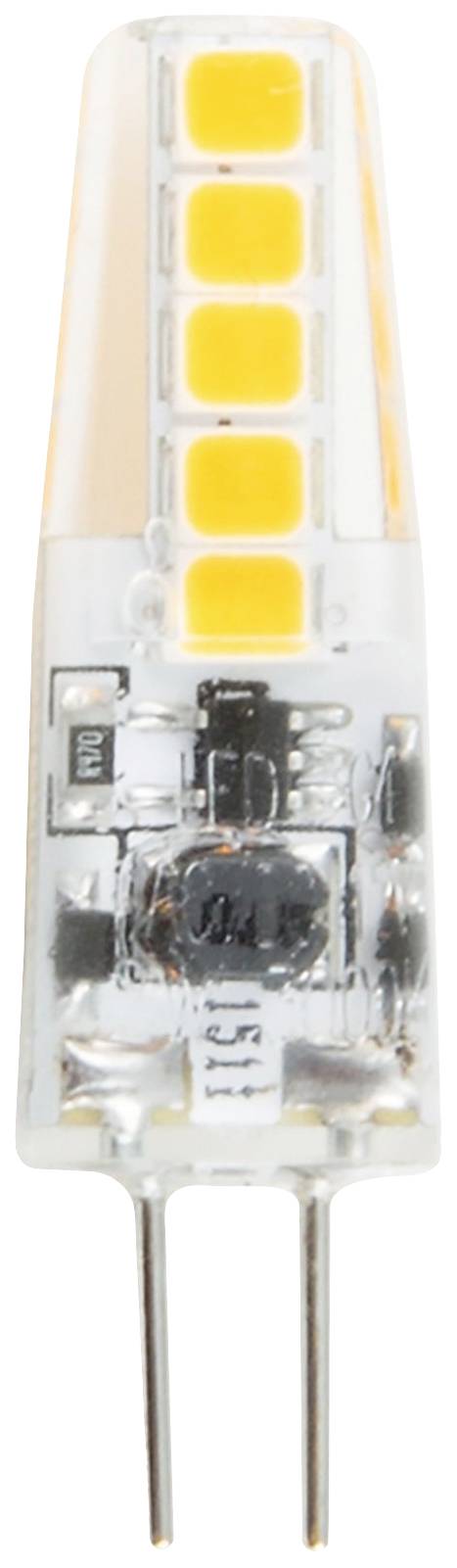 Heitronic 16211 LED EEK F (A - G) G4 2W = 20W Warmweiß (Ø x H) 10mm x 37mm nicht dimmbar 1St.