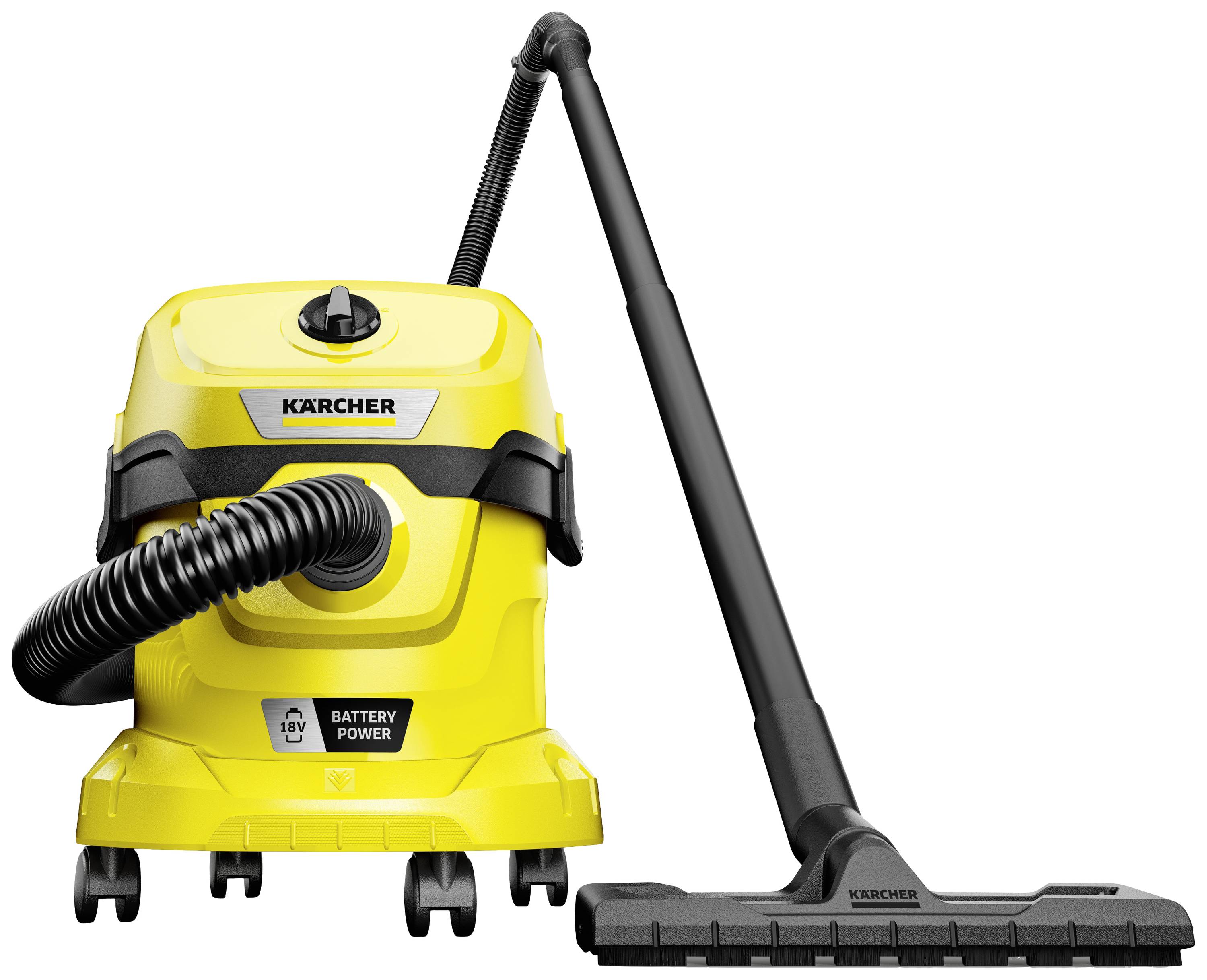 Kärcher Home & Garden WD 2-18 1.628-501.0 Nass-/Trockensauger 225W 12l inkl. 1 Akku, inkl. Ladegerät