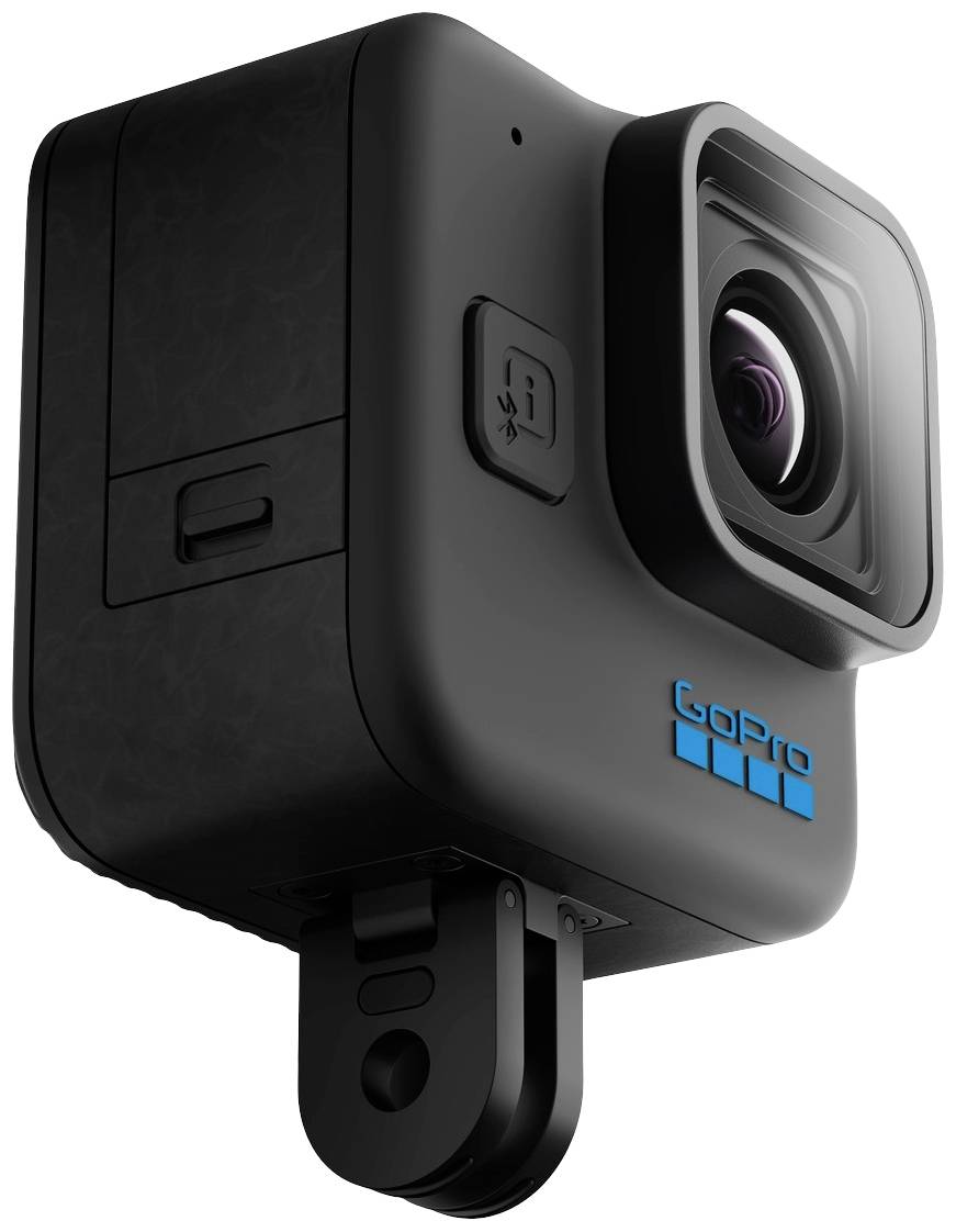 GoPro HERO11 Black Mini Action Cam 2.7K, 5.3K, Bildstabilisierung, Wasserfest, Stoßfest, Gorilla Glass, Zeitlupe, Zeitraffer, WLAN, Bluetooth