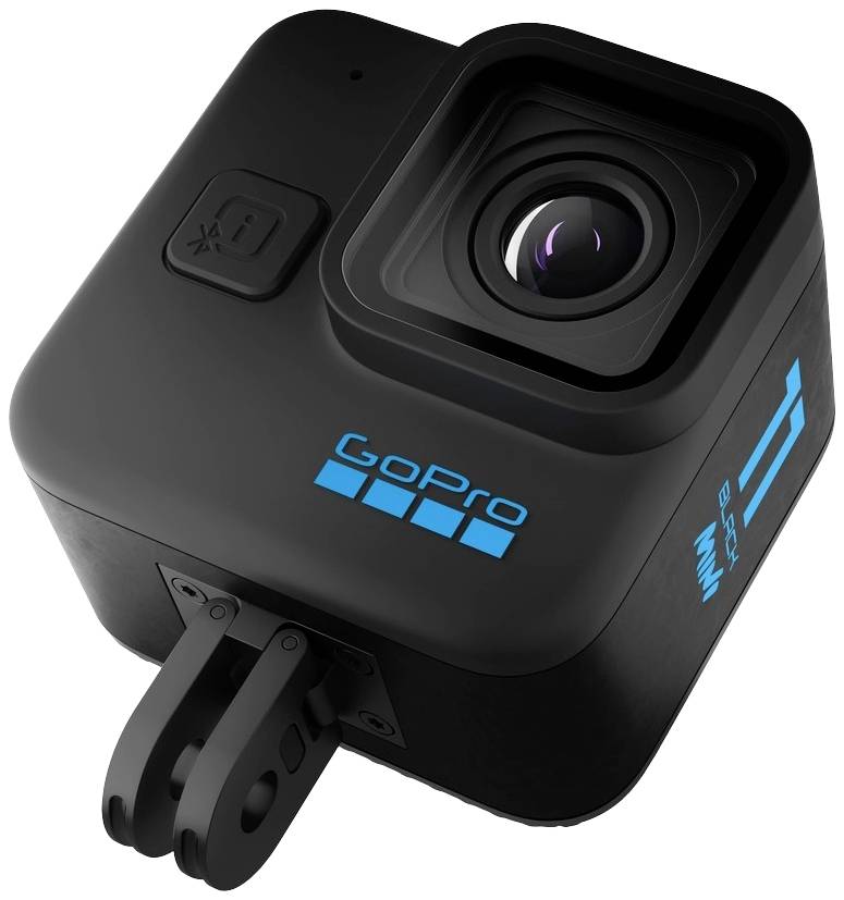 GoPro HERO11 Black Mini Action Cam 2.7K, 5.3K, Bildstabilisierung, Wasserfest, Stoßfest, Gorilla Glass, Zeitlupe, Zeitraffer, WLAN, Bluetooth