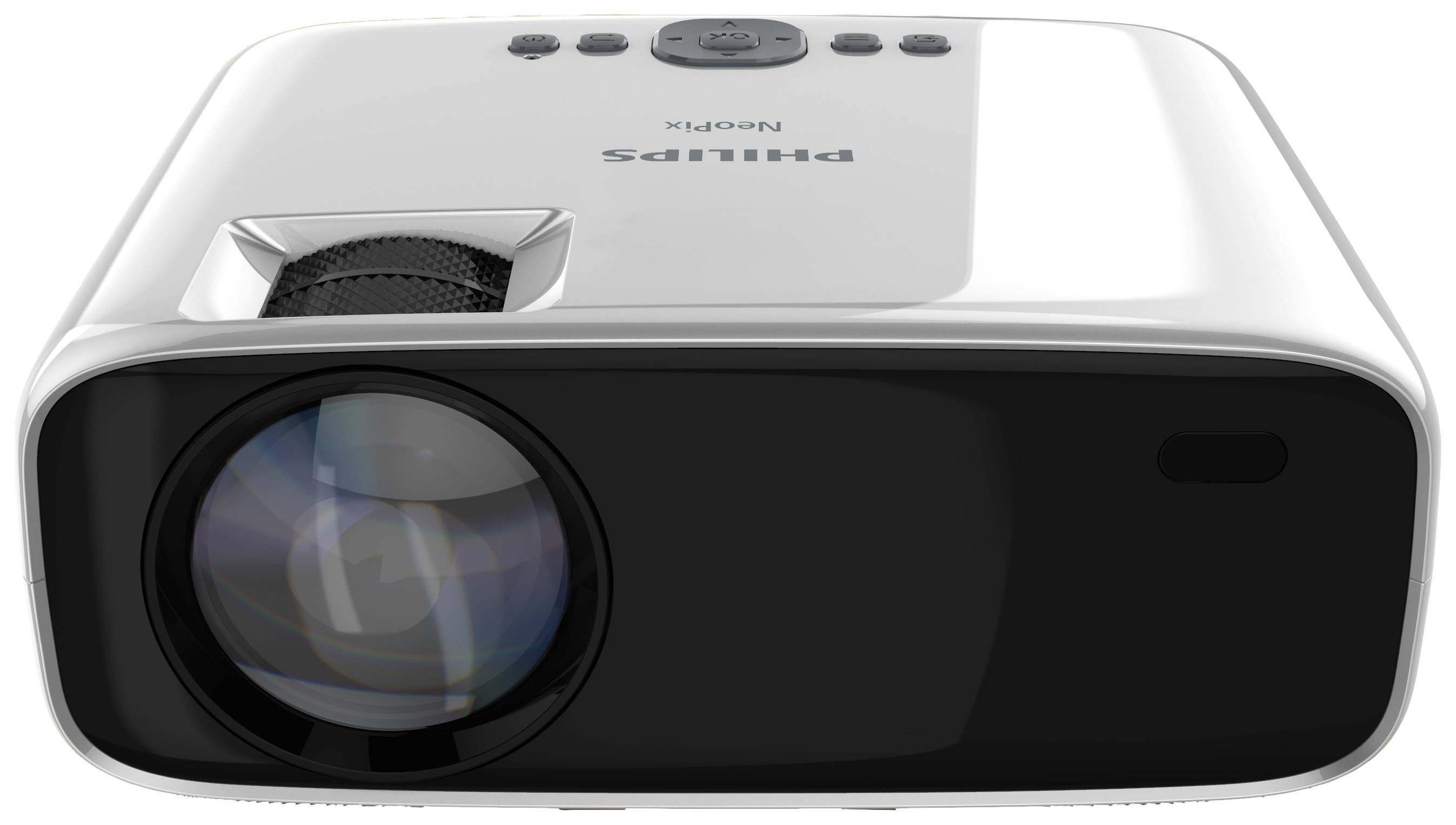 Philips Home Projector Beamer NeoPix Ultra One LCD 100 ANSI-Lumen 1920 x 1080 Full HD Full HD, Integrierter Lautsprecher, mit Fernbedienung, USB Typ