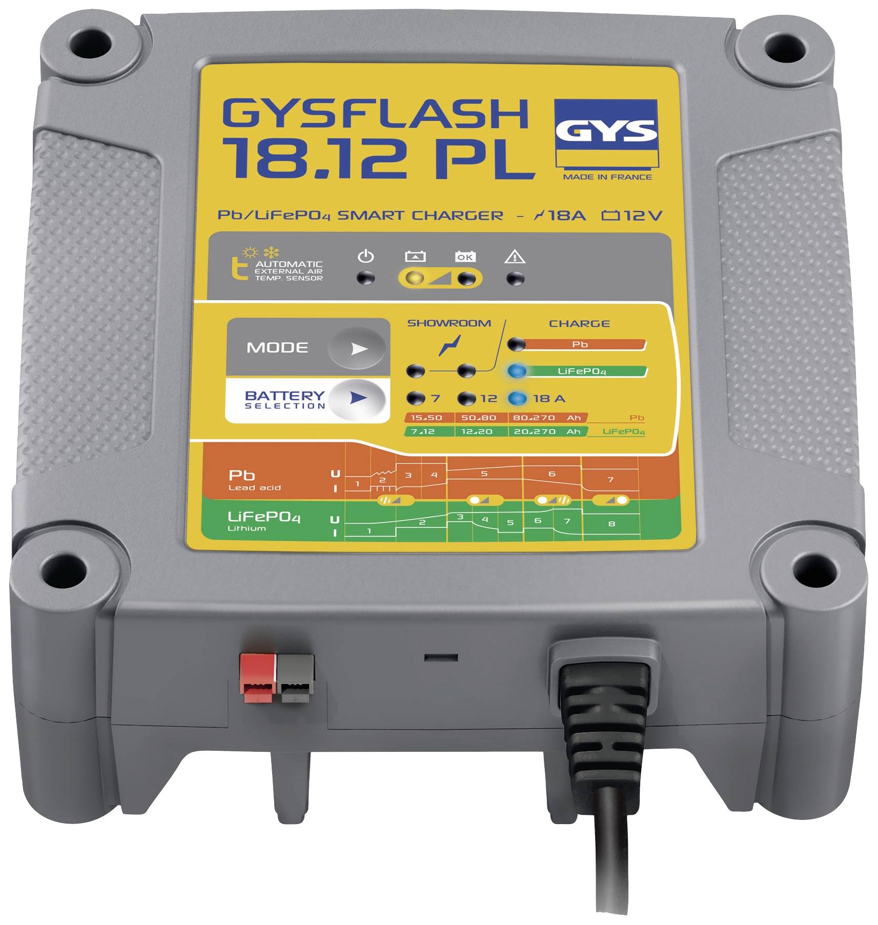 GYS GYSFLASH 18.12 PL 026926 Automatikladegerät 12 V 18 A