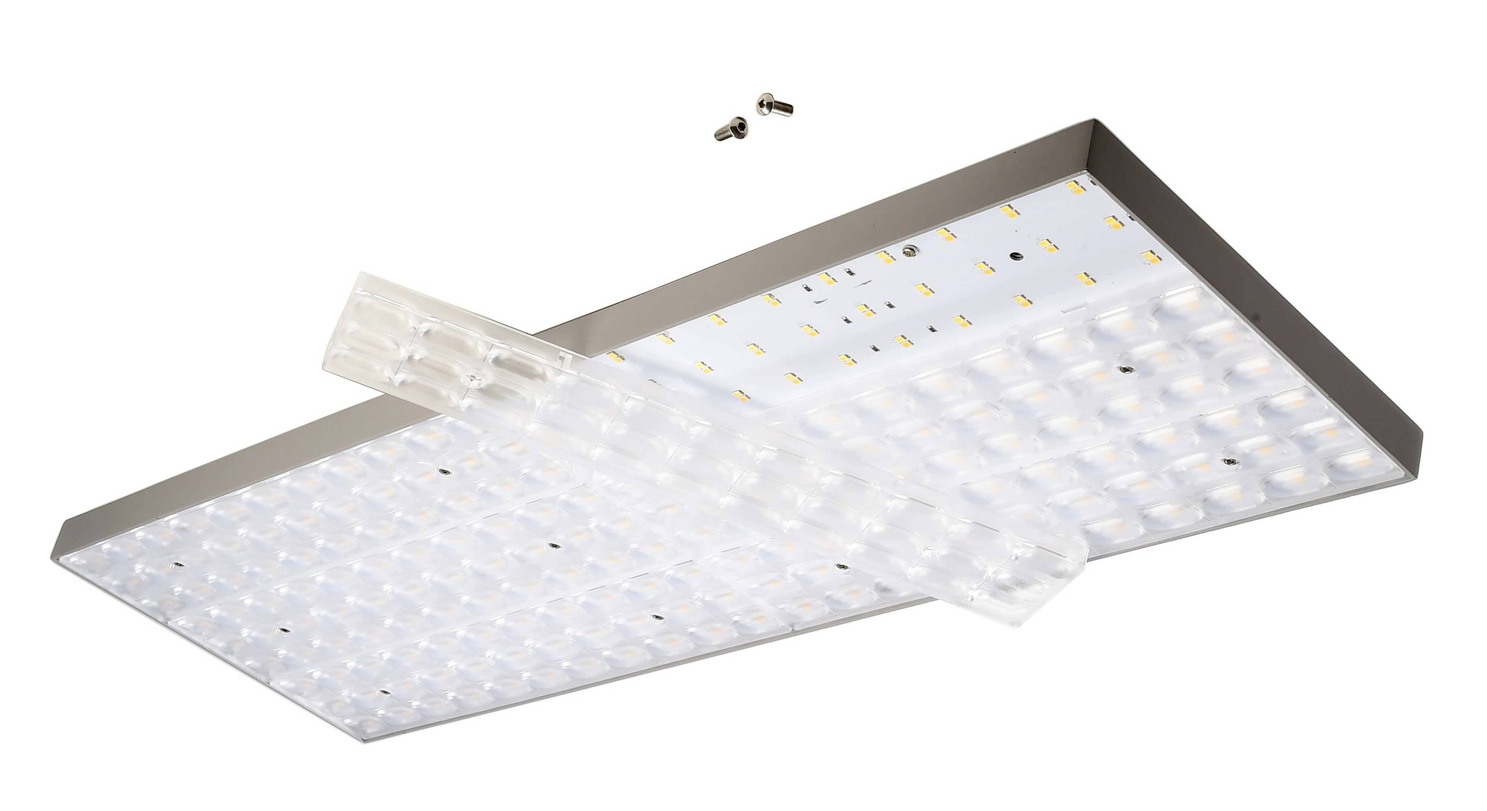 Deko Light 348099 Draconis LED-Deckenleuchte SMD LED LED fest eingebaut EEK: E (A - G) 72W Weißaluminium (RAL 9006)