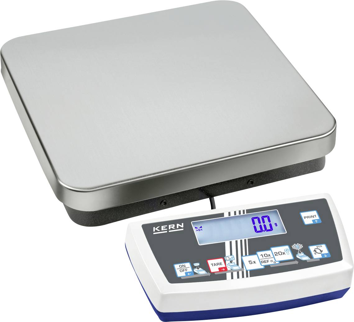 Kern CDS 30K0.1 Zählwaage Wägebereich (max.) 30kg Ablesbarkeit 0.1g über Steckernetzteil Silber