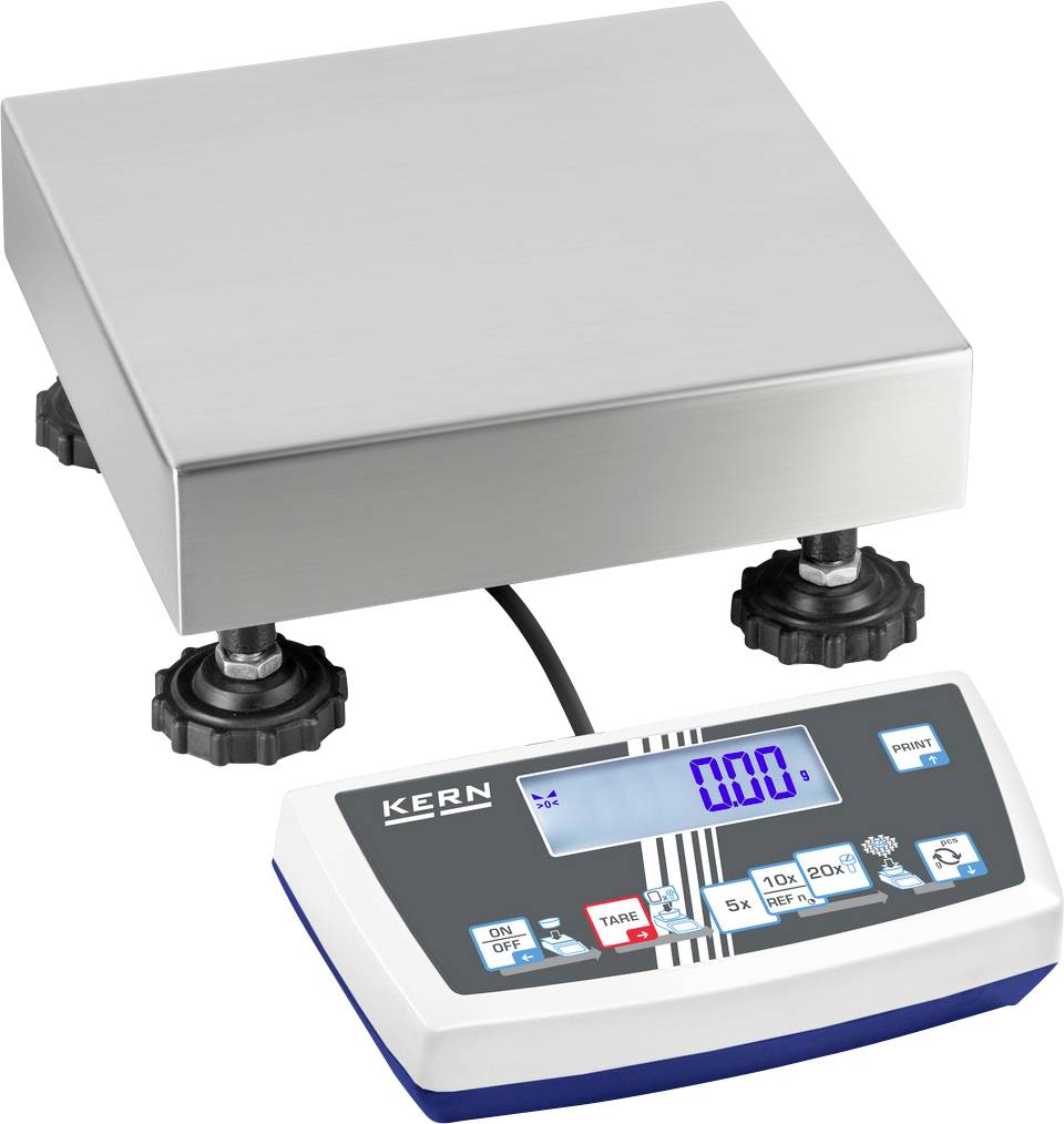 Kern CDS 4K0.02 Zählwaage Wägebereich (max.) 4kg Ablesbarkeit 0.02g über Steckernetzteil Silber