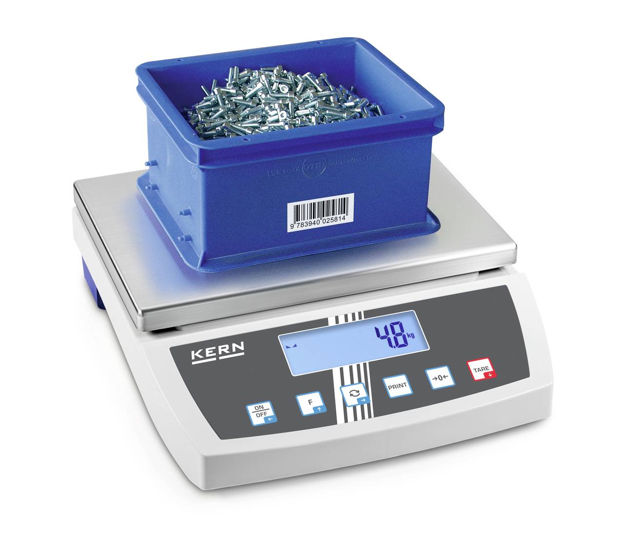 Kern FKB 8K0.05 Tischwaage Wägebereich (max.) 8kg Ablesbarkeit 50 mg über Steckernetzteil