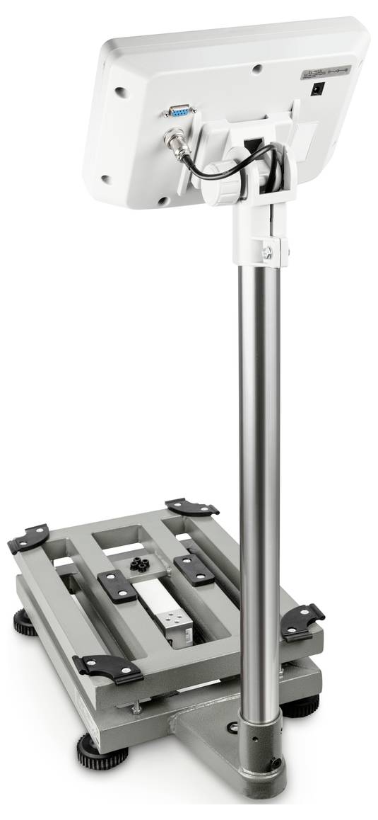 Kern EFC 100K-3 Plattformwaage Wägebereich (max.) 150kg Ablesbarkeit 10g akkubetrieben, über Steckernetzteil Silber, Weiß, Schwarz