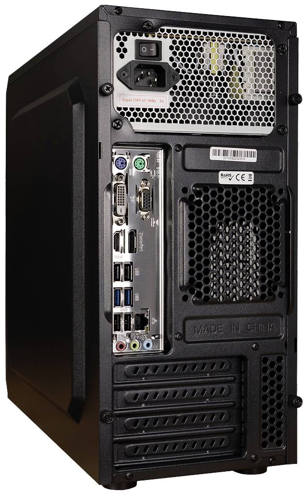 Joy-it Desktop PC Intel® Core™ i3 i3-12100 4.3 GHz 8 GB RAM 2 TB HDD 500 GB SSD Intel UHD Graphics 730 CR-PC0068