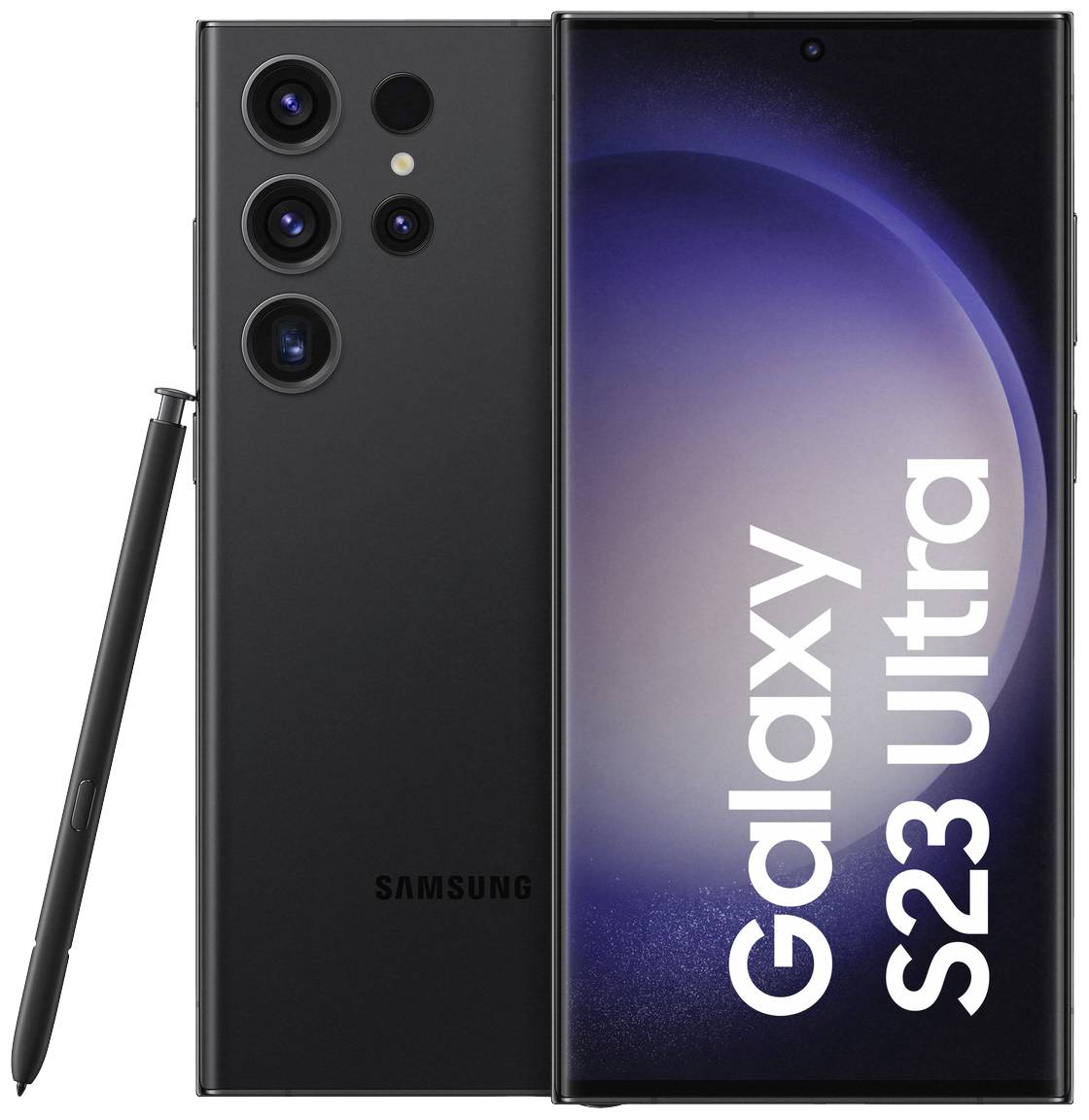 Samsung Galaxy S23 Ultra 5G 5G Smartphone 256 GB 17.3 cm (6.8 Zoll) Phantom Black Android™ 13 Dual-SIM