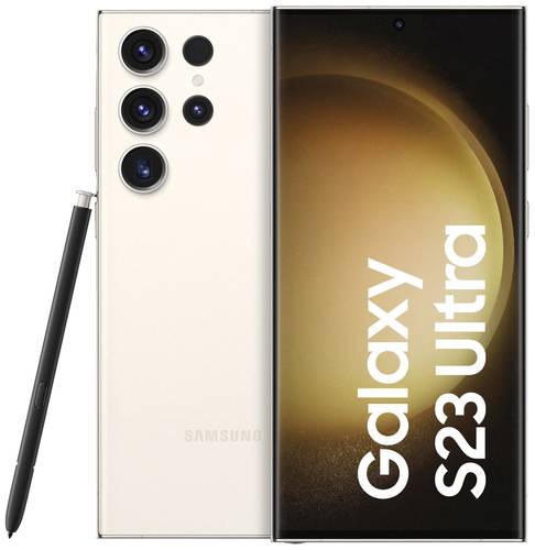 Samsung Galaxy S23 Ultra 5G Smartphone 512GB 17.3cm (6.8 Zoll) Cream Android™ 13 Dual-SIM