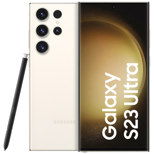 Samsung Galaxy S23 Ultra 5G Smartphone 512 GB 17.3 cm (6.8 Zoll) Cream Android™ 13 Dual-SIM