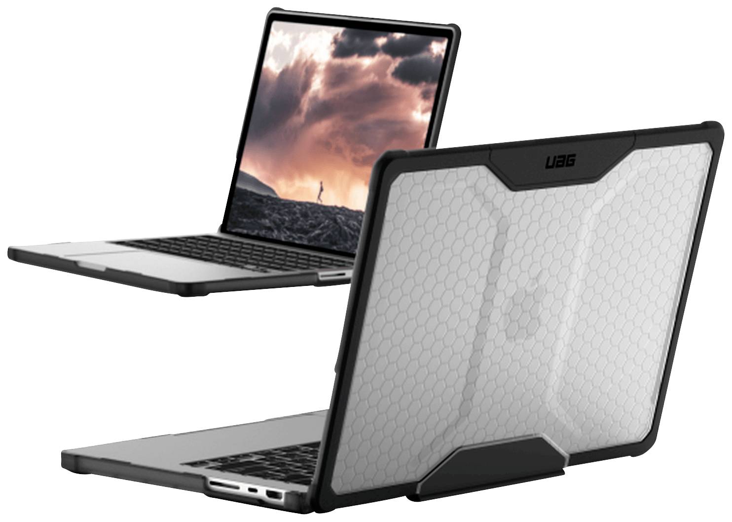 Urban Armor Gear Notebook Hülle Plyo Case Passend für maximal: 36,1 cm (14,2'') Ice, Transparent