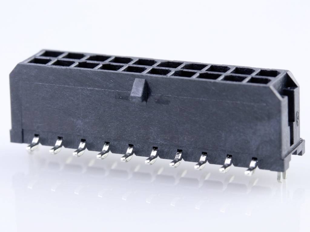 Molex Einbau-Stiftleiste (Standard) Polzahl Gesamt 20 Rastermaß: 3.00mm 430452016 Tape on Full reel
