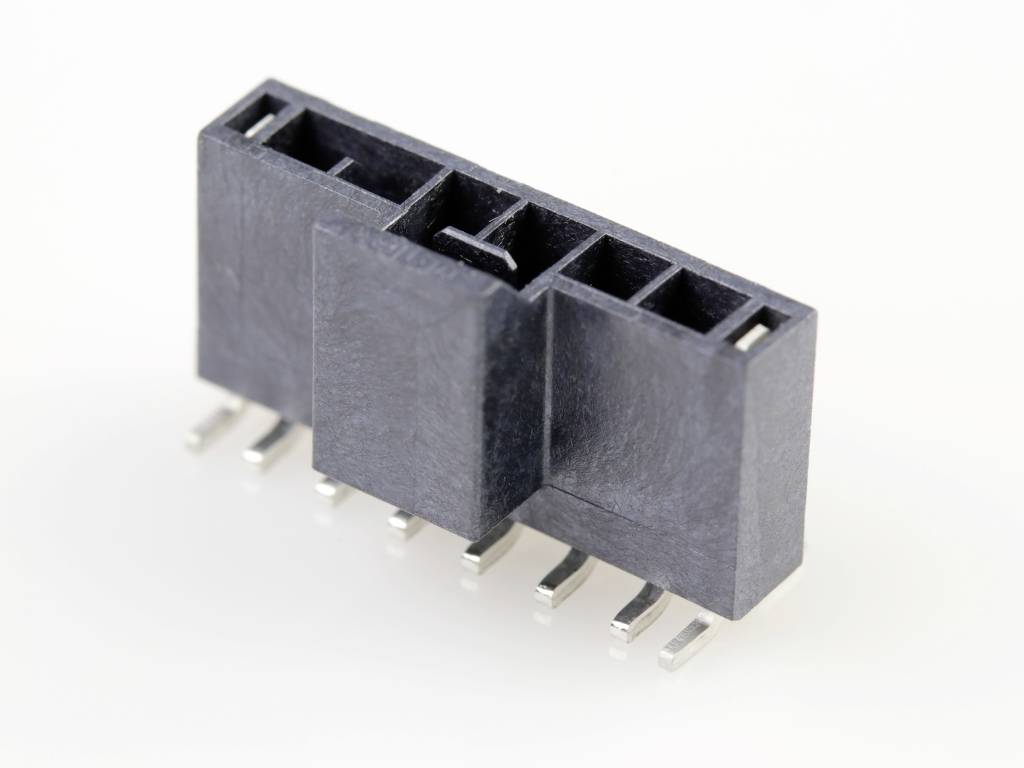 Molex Stiftgehäuse-Platine Polzahl Gesamt 6 Rastermaß: 2.50mm 1054311106 Tape on Full reel