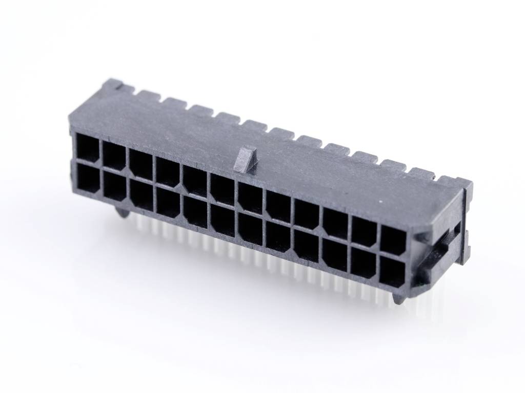 Molex Einbau-Stiftleiste (Standard) Polzahl Gesamt 24 Rastermaß: 3.00mm 430452402 Tray