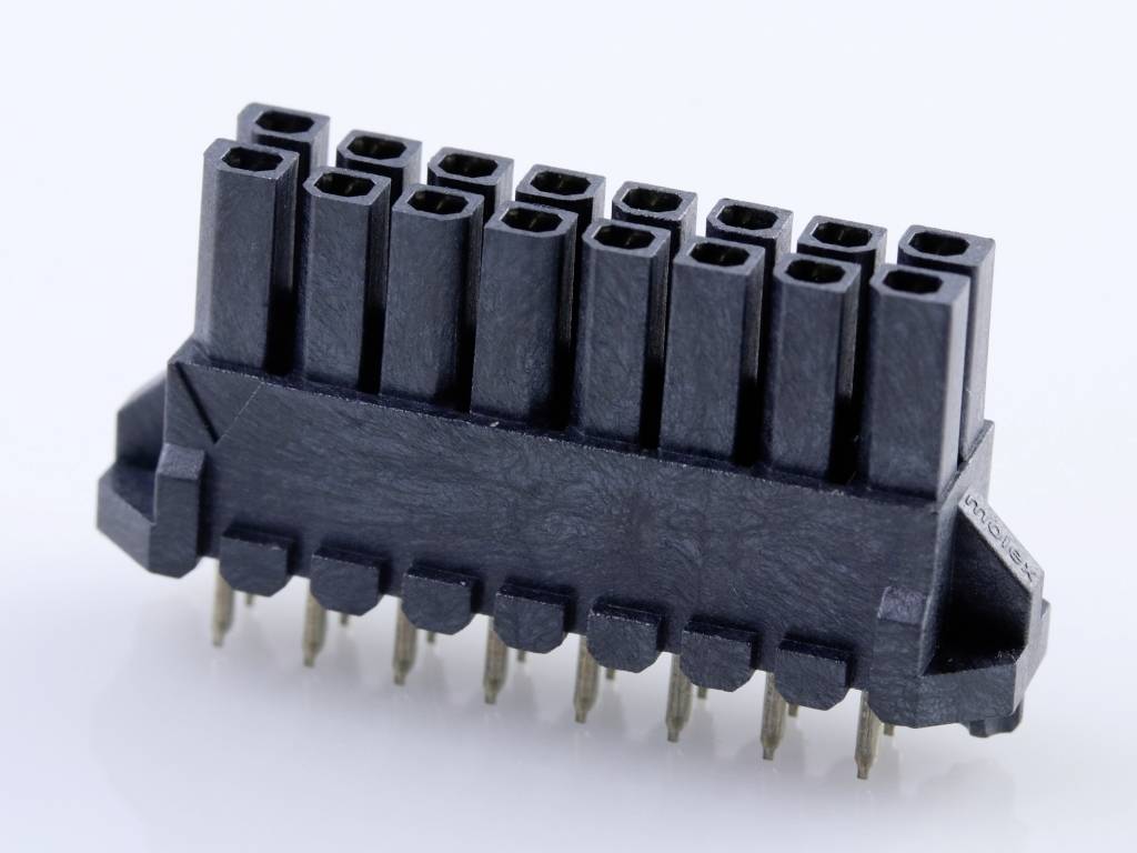 Molex Einbau-Stiftleiste (Standard) Polzahl Gesamt 16 447691602 Tray