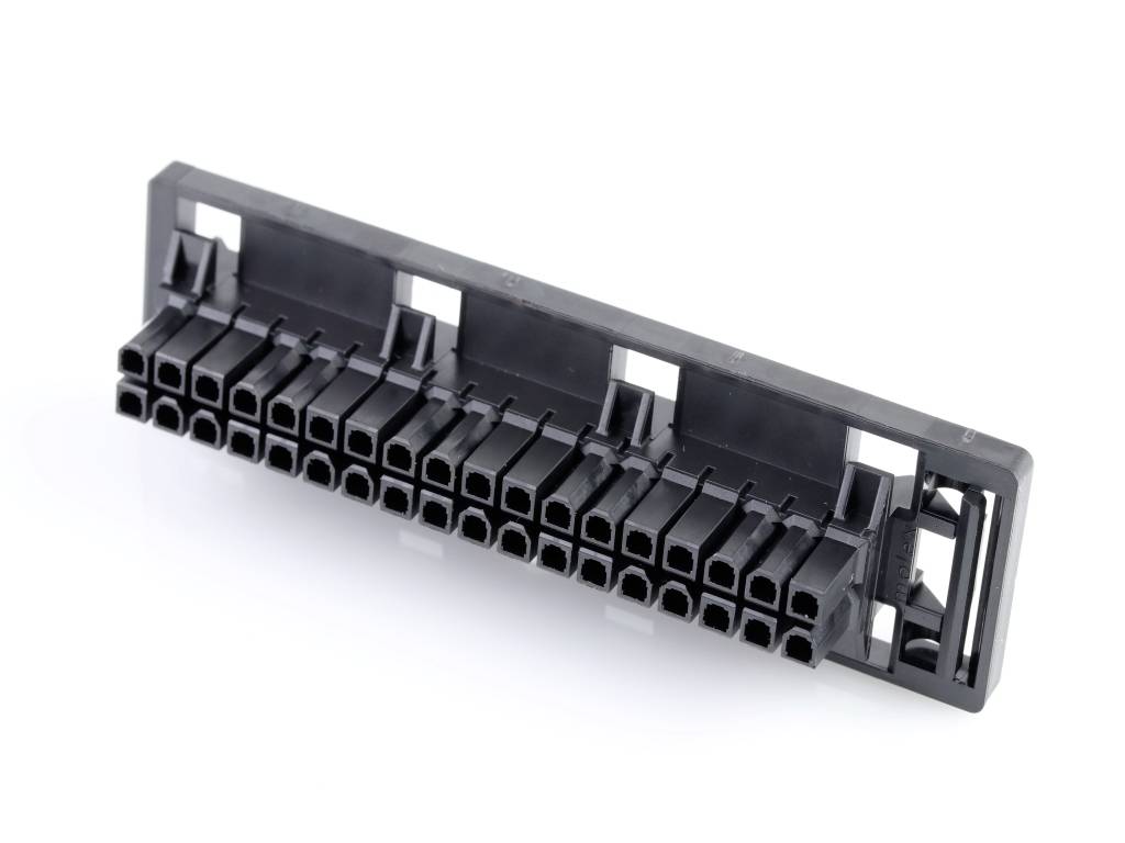 Molex Einbau-Buchsenleiste (Standard) Polzahl Gesamt 36 Rastermaß: 4.20mm 445160013 Tray