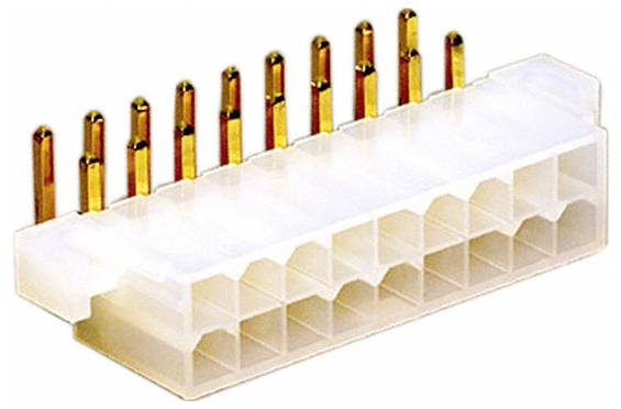 Eine Nahaufnahme eines rechteckigen elektronischen Bauteils, möglicherweise ein Kondensator oder Widerstand, mit Metallendern und einem beigen zentralen Körper.