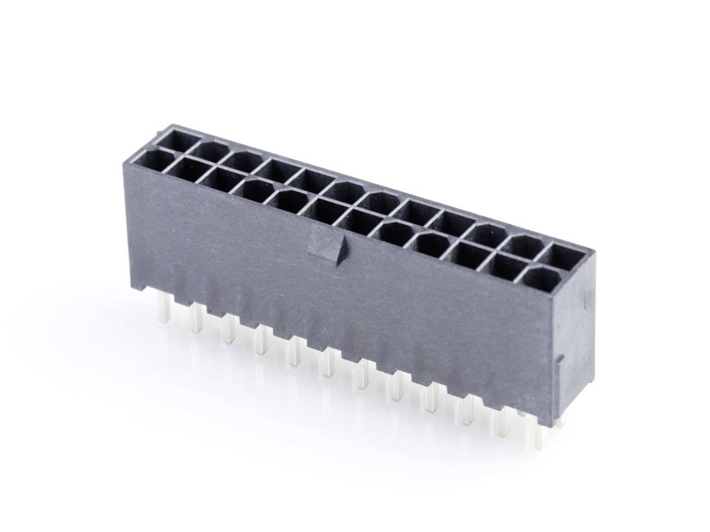Molex Einbau-Stiftleiste (Standard) Polzahl Gesamt 24 Rastermaß: 4.20mm 462071024 Tray