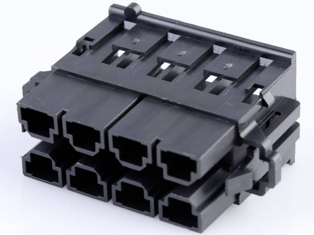 Molex Buchsengehäuse-Kabel Polzahl Gesamt 8 Rastermaß: 10.00mm 439141102 Bulk