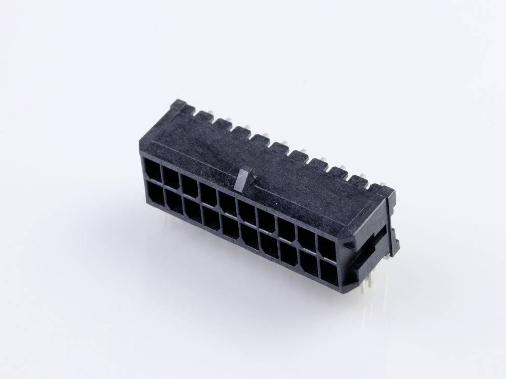Molex Einbau-Stiftleiste (Standard) Polzahl Gesamt 20 Rastermaß: 3.00mm 430452022 Tray