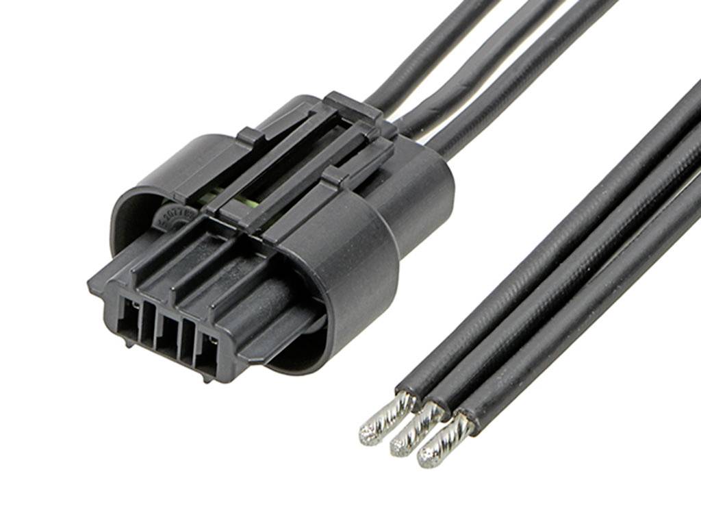 Molex Buchsengehäuse-Kabel Polzahl Gesamt 3 Rastermaß: 3.60mm 2166211031