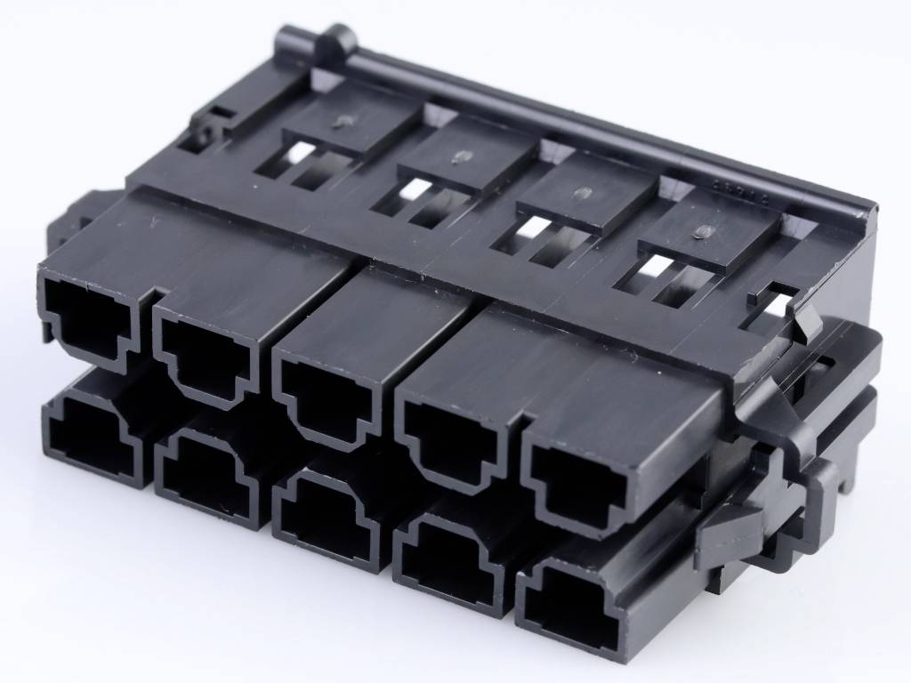 Molex Buchsengehäuse-Kabel Polzahl Gesamt 10 Rastermaß: 10.00mm 439141103 Bulk