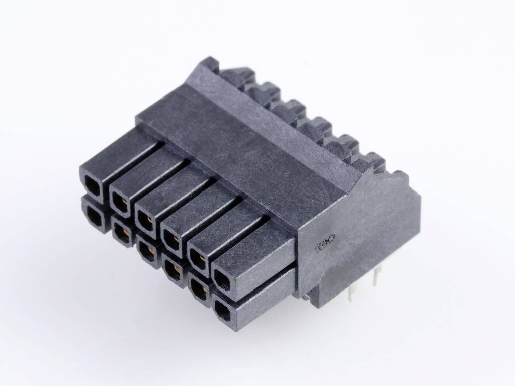 Molex Einbau-Stiftleiste (Standard) Polzahl Gesamt 12 447641202 Tray