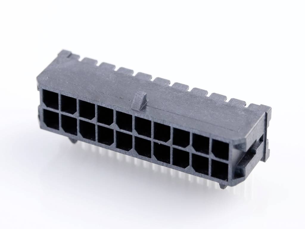 Molex Einbau-Stiftleiste (Standard) Polzahl Gesamt 20 Rastermaß: 3.00mm 430452002 Tray