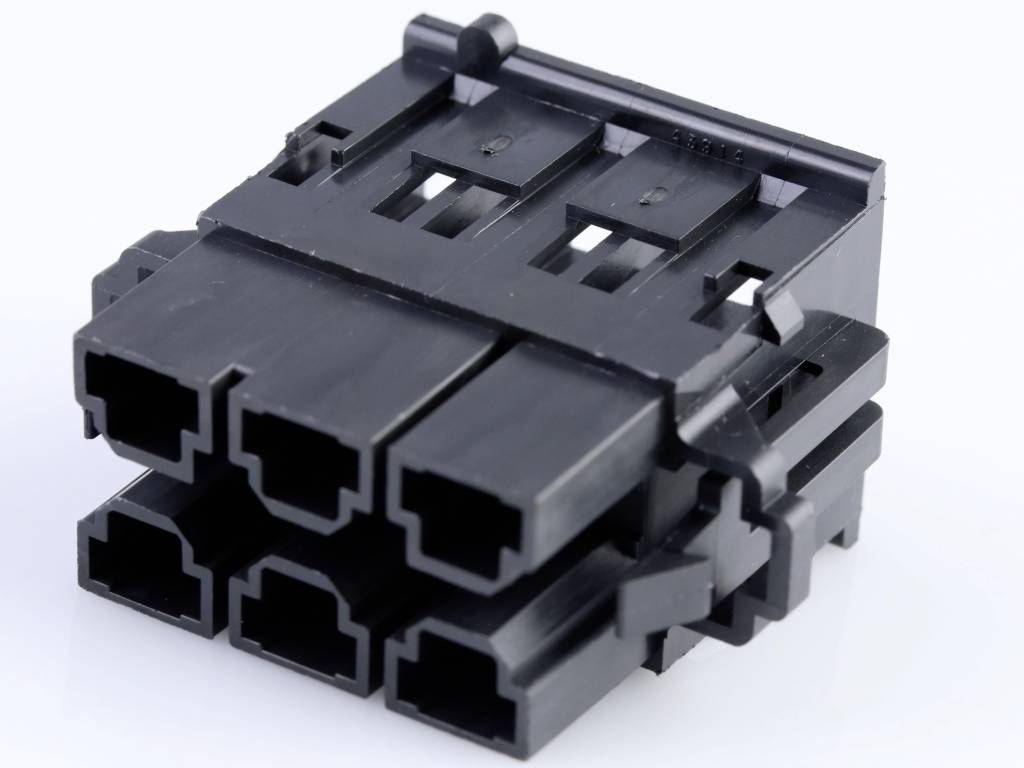 Molex Buchsengehäuse-Kabel Polzahl Gesamt 6 Rastermaß: 10.00mm 439141101 Bulk