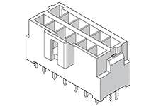 Molex Einbau-Buchsenleiste (Standard) Polzahl Gesamt 16 Rastermaß: 3.50mm 1722992116 Tray