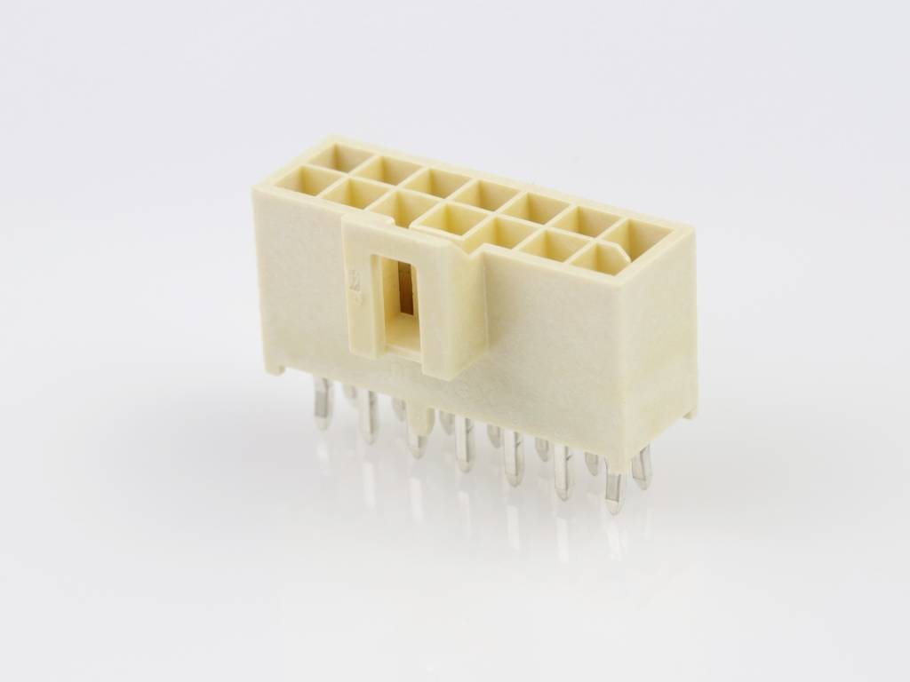 Molex Einbau-Buchsenleiste (Standard) Polzahl Gesamt 14 Rastermaß: 2.50mm 1053102214 Tray