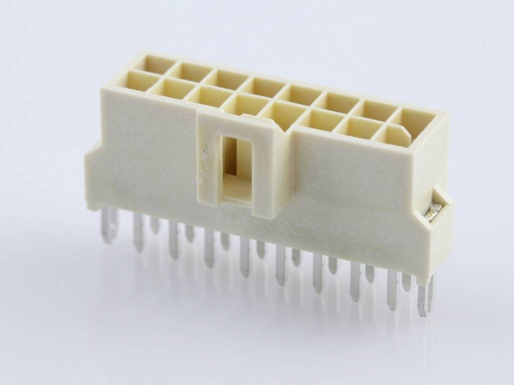 Molex Einbau-Buchsenleiste (Standard) Polzahl Gesamt 16 Rastermaß: 2.50mm 1053122216 Tray