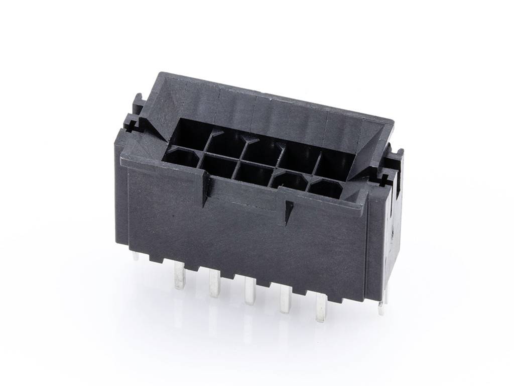 Molex Einbau-Stiftleiste (Standard) Polzahl Gesamt 10 Rastermaß: 4.20mm 440680004 Tray