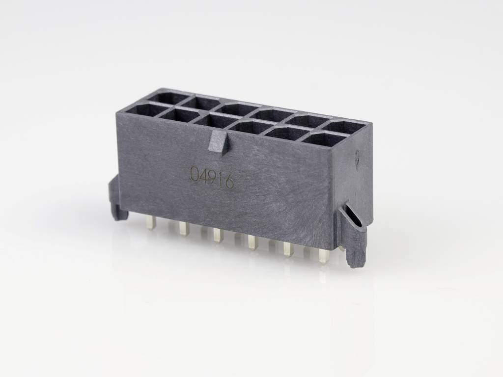 Molex Einbau-Stiftleiste (Standard) Polzahl Gesamt 12 Rastermaß: 5.70mm 768290012 Tray