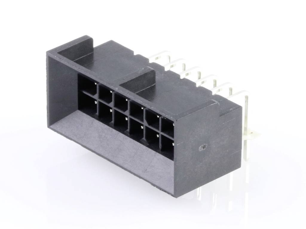 Molex Einbau-Stiftleiste (Standard) Polzahl Gesamt 12 444281201 Tray