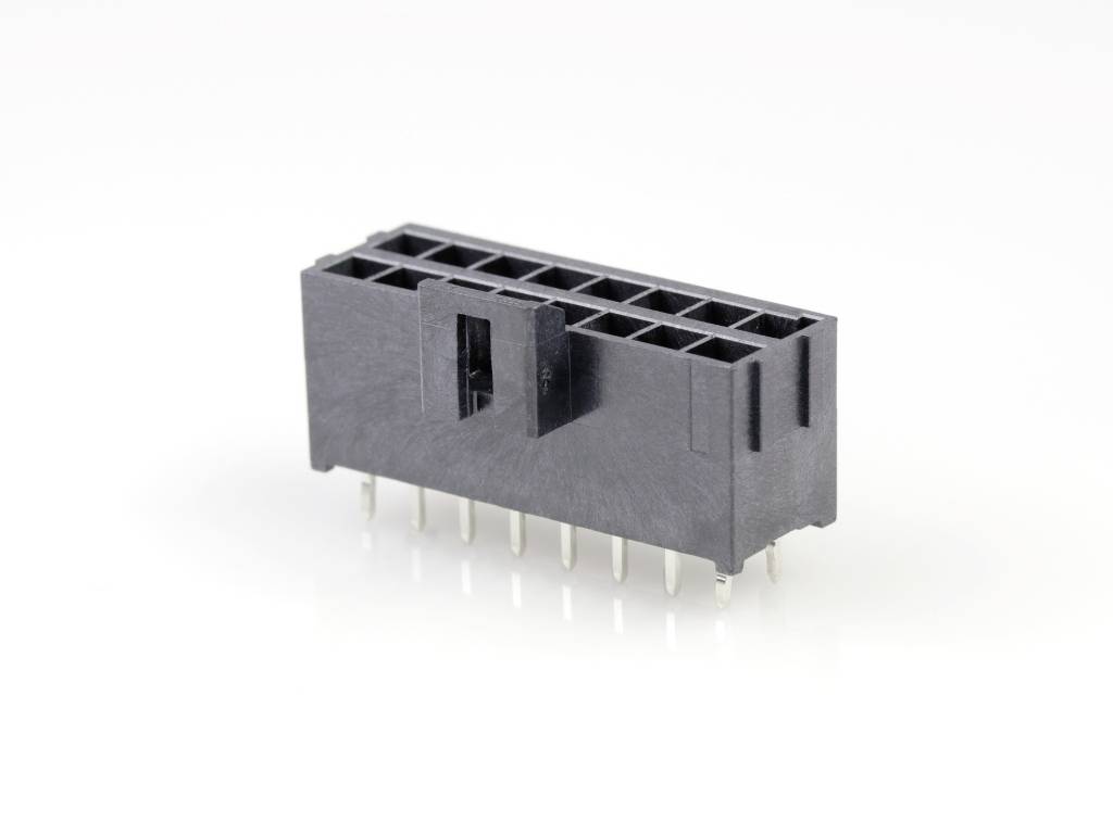 Molex Einbau-Buchsenleiste (Standard) Polzahl Gesamt 16 Rastermaß: 3.50mm 1722981116 Tray