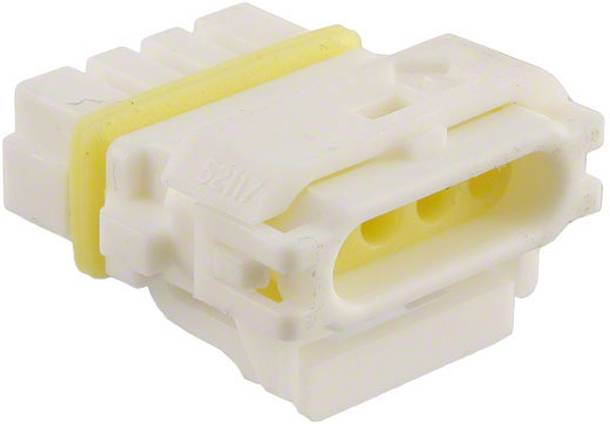 Molex Buchsengehäuse-Kabel Polzahl Gesamt 4 Rastermaß: 2.50mm 521170410 Tray