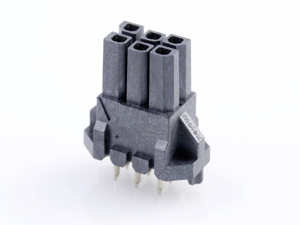 Molex Einbau-Stiftleiste (Standard) Polzahl Gesamt 6 447690602 Tray