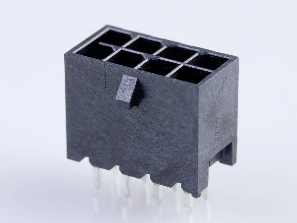 Molex Stiftgehäuse-Platine Polzahl Gesamt 8 Rastermaß: 3.00mm 2068320802 Tray