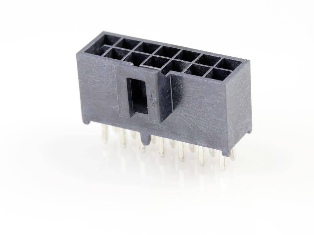 Molex Einbau-Buchsenleiste (Standard) Polzahl Gesamt 14 Rastermaß: 2.50mm 1053101114 Tray